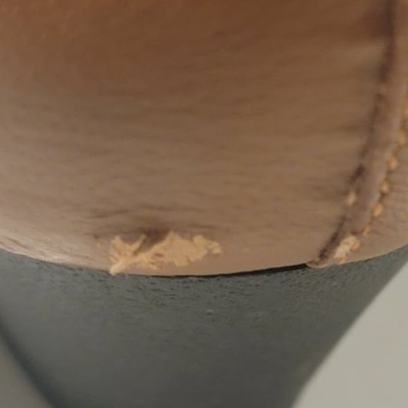 Bandolino Women's BD Jobey Brown Leather Wedge with Gold Buckle Strap Size 10M - Picture 8 of 14